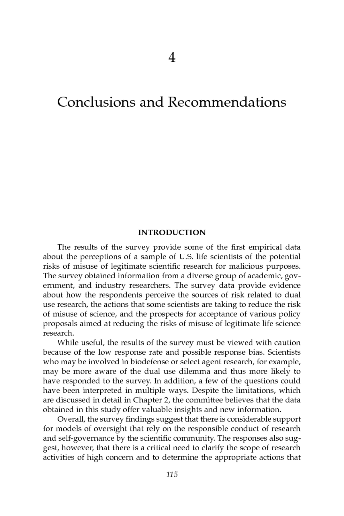example of research conclusion and recommendation