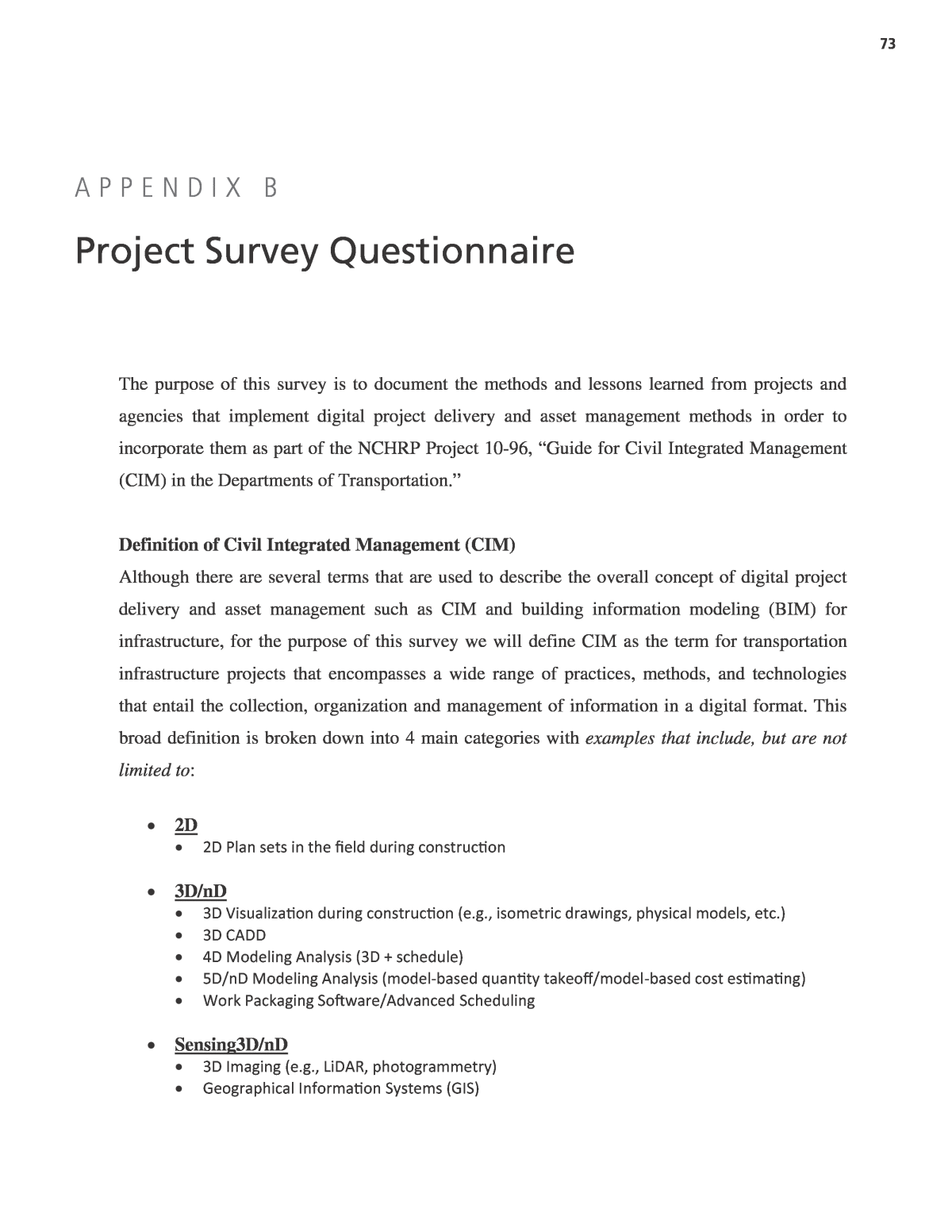 transportation survey research paper