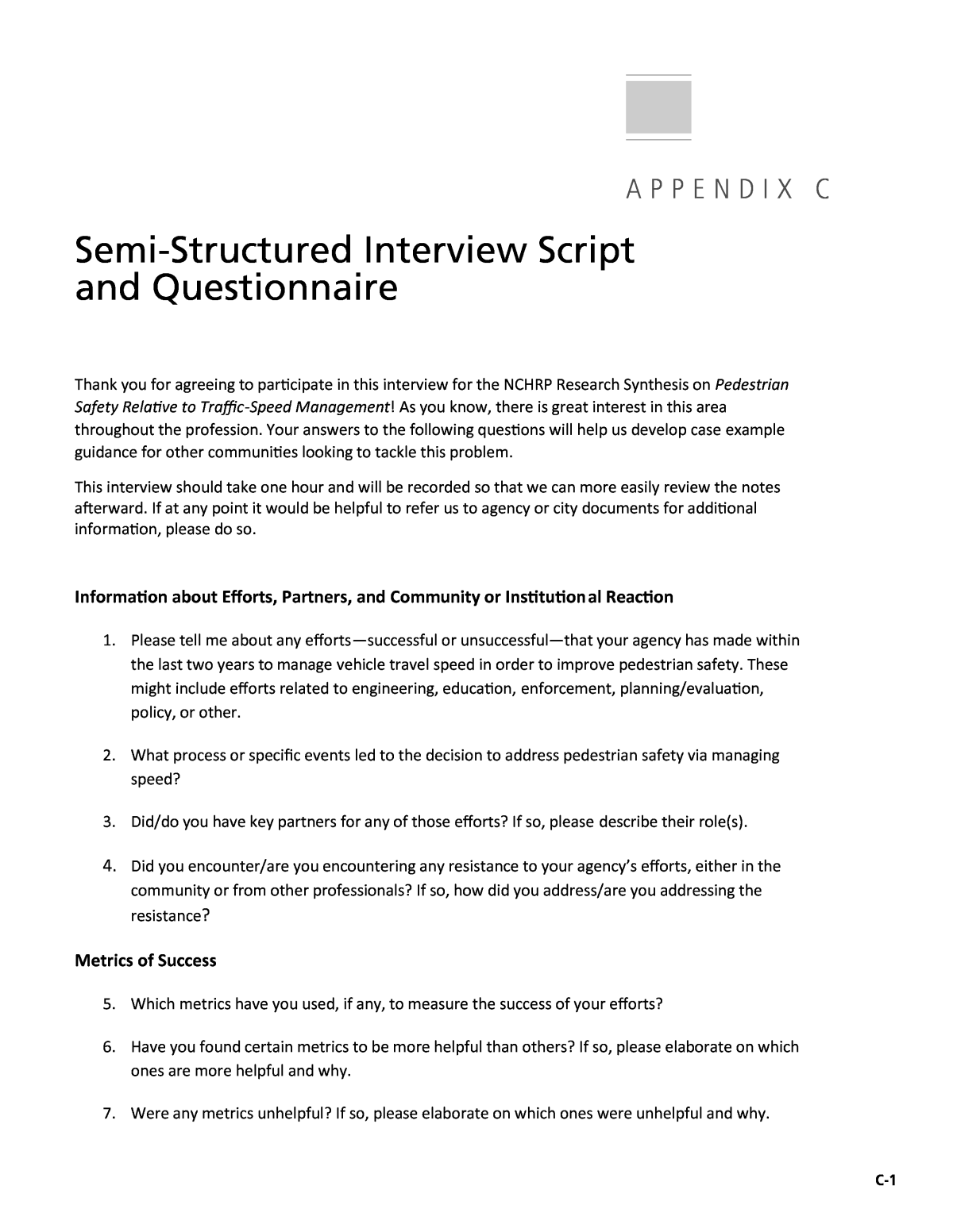semi structured interview dissertation example